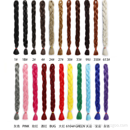 Wholesale 82inch 165g Jumbo Braids Expression Braiding Hair Ultra Ez Crochet Synthetic Yaki Prestretched Perm Easy Braid 41inch
